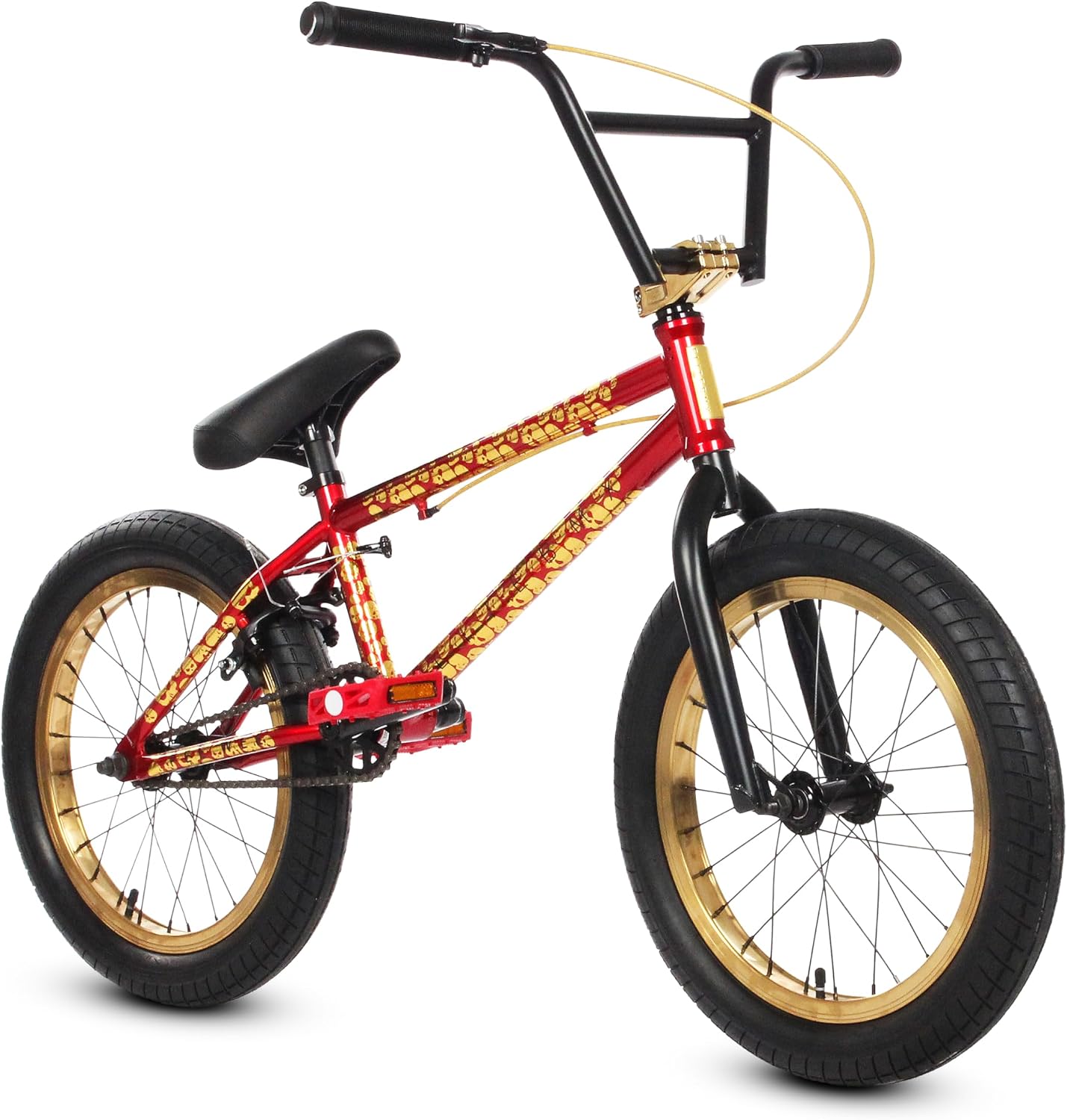 Elite BMX Bicycle 18', 20' & 26' BMX Bike for Teen Bike and Adult Bikes - Freestyle BMX Bike All Models Come with 3 Piece BMX Crankset
