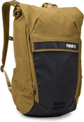 Thule Paramount Bike Commuter Backpack - 20L Capacity - Adjustable fit - 16' Padded Laptop Sleeve and 11' Tablet Pocket - Rolltop Closure - Side Phone Pocket - Taillight Loop