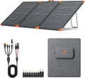 ZOUPW 230W Bifacial Portable Solar Panel, N-Type 16BB 25% Efficiency Foldable Solar Charger for Jackery/EcoFlow Delta/Bluetti/Anker C1000, IP68 Waterproof for RV Camping Off-Grid Emergency Power