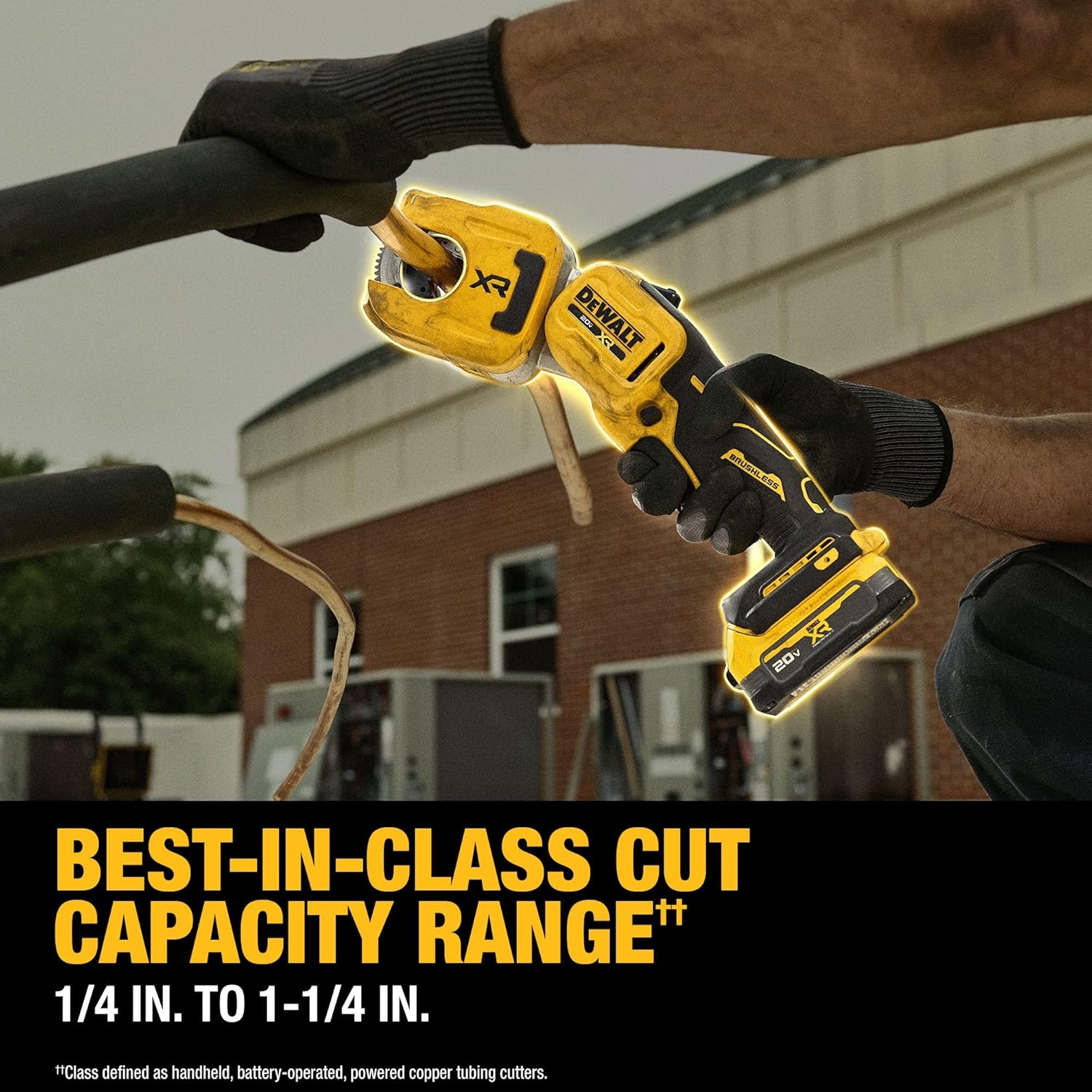 DEWALT 20V MAX XR 1-1/4 in. Copper Tubing Cutter Kit (DCE154E1)