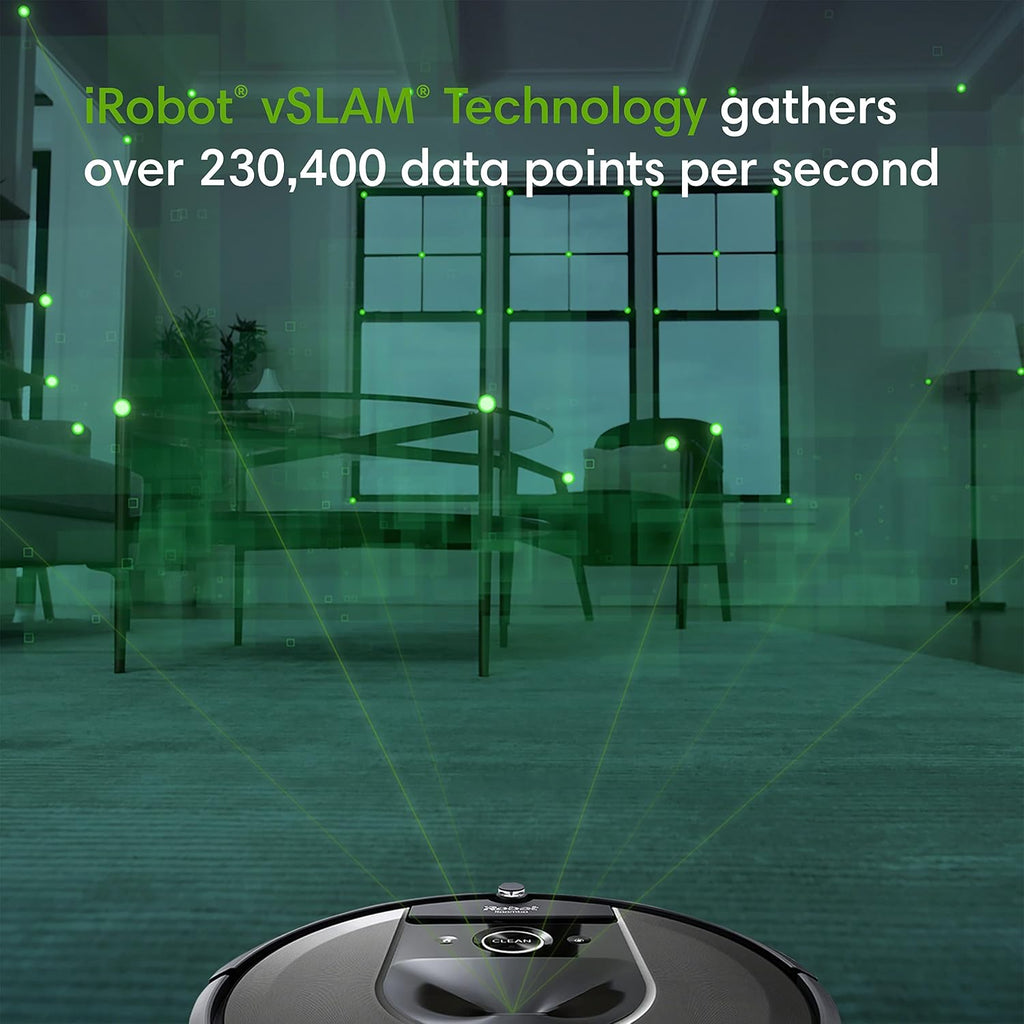 iRobot Roomba i7+ (7550) Robot Vacuum with Automatic Dirt Disposal- Empties Itself, Wi-Fi Connected, Smart Mapping, Works with Alexa, Ideal for Pet Hair, Carpets, Hard Floors