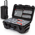 NANUK 935 Pro Photo Kit – Waterproof Travel Camera Hard Case with Padded Dividers and Wheels, 22' x 14' x 9' - Dustproof and Impact Resistant, Airline Carry-On Approved – Black