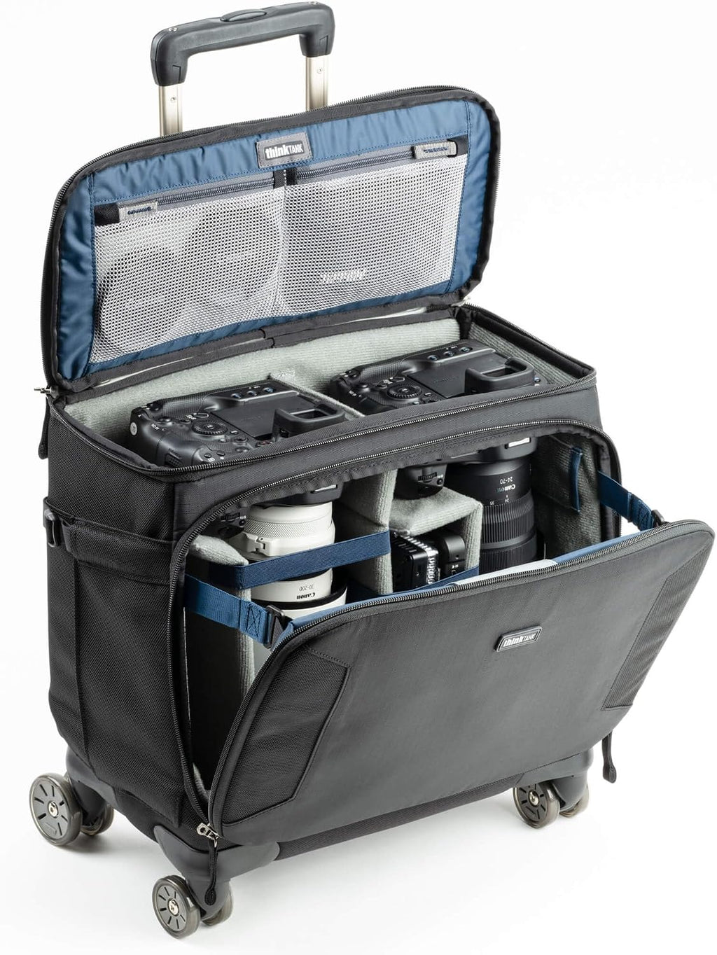Think Tank Airport Navigator V2, 4 Spinner Wheel Rolling Carry-On Case for Camera, Photography and Video Equipment for Travel
