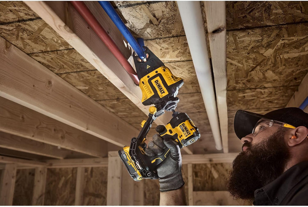 DEWALT IMPACT CONNECT PEX Crimp Ring Attachment for Impact Driver, Plumbing Tool (DWAPXCIR)