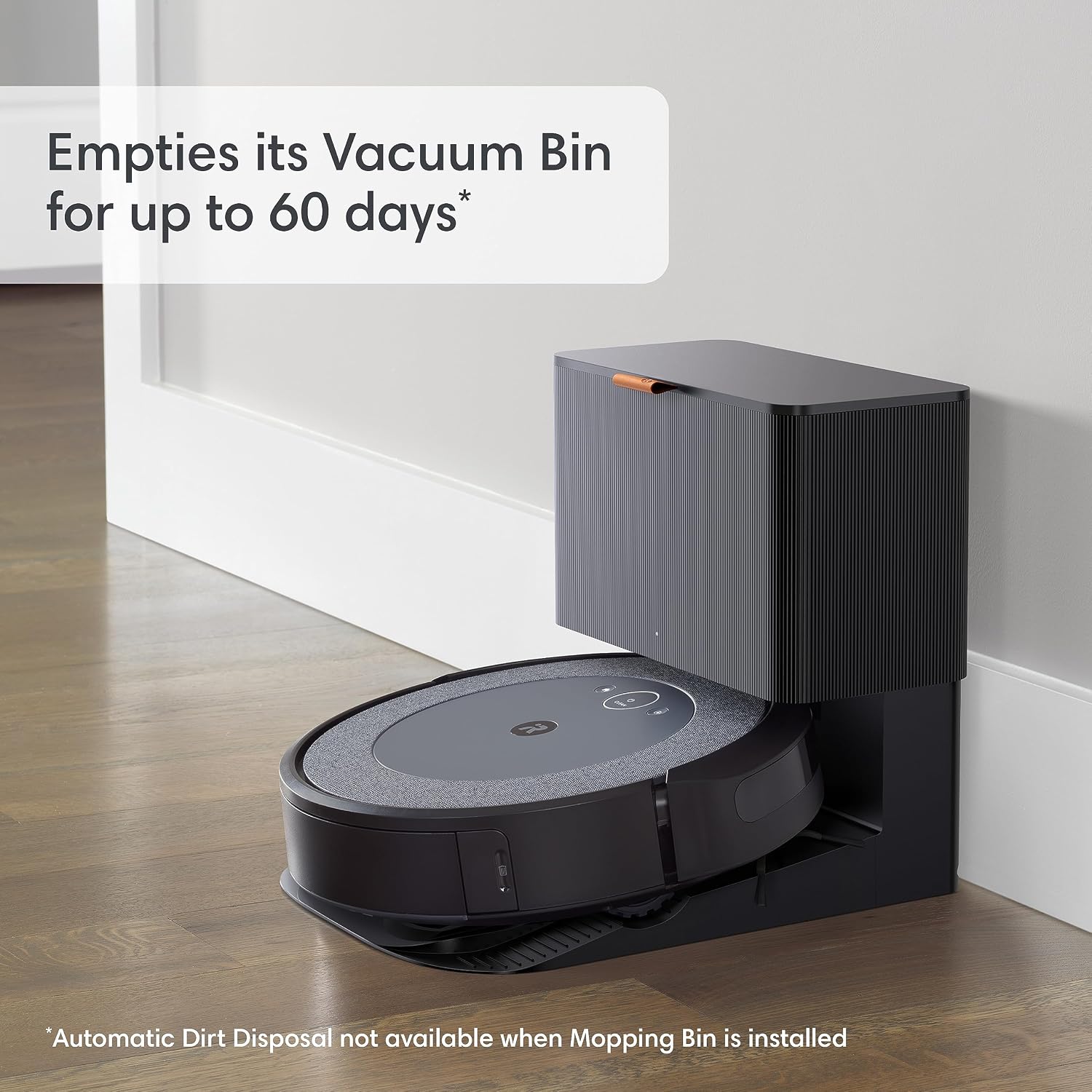 iRobot Roomba Combo i5+ Self-Emptying Robot Vacuum and Mop, Clean by Room with Smart Mapping, Empties Itself for Up to 60 Days, Works with Alexa, Personalized Cleaning OS
