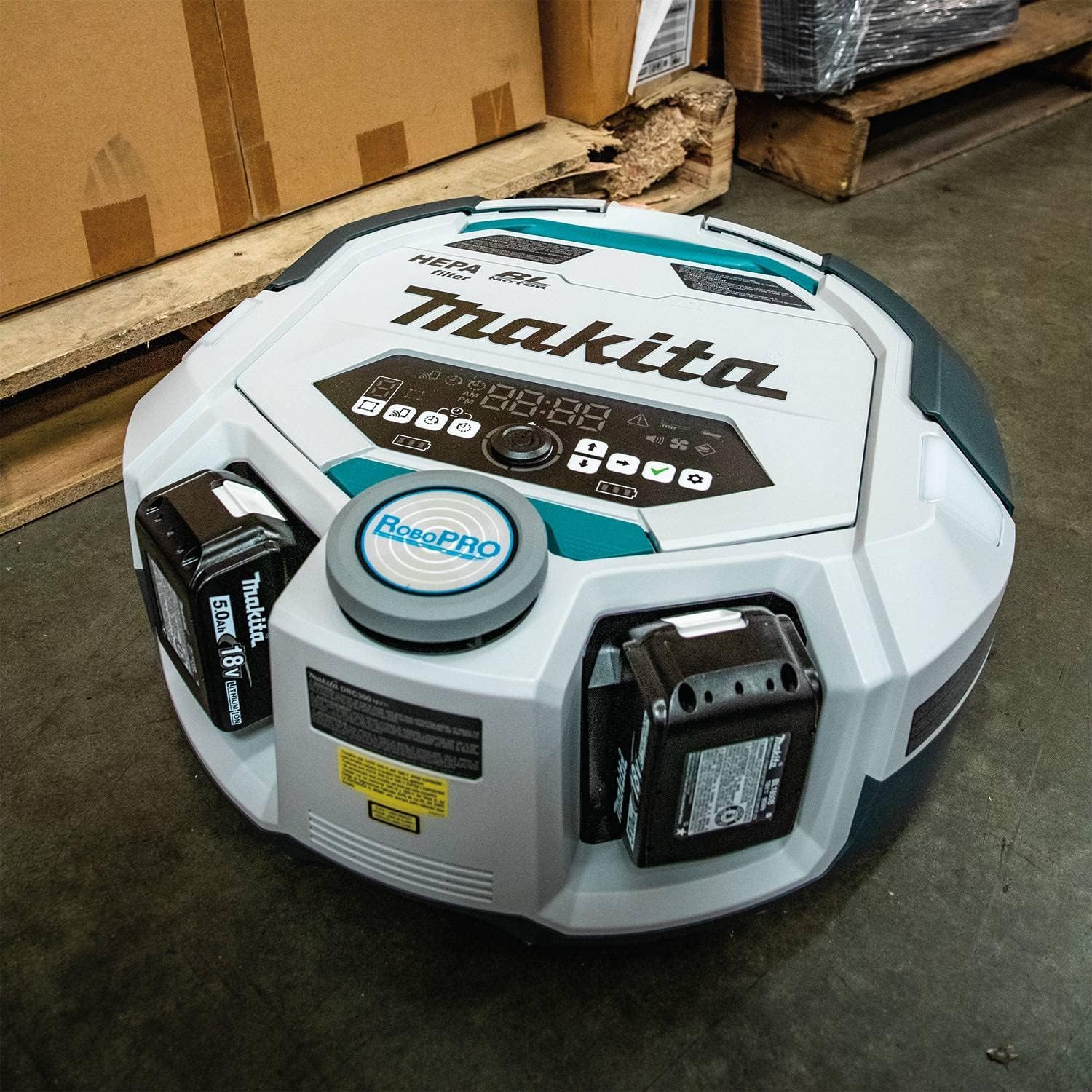 Makita DRC300PT 18V X2 LXT® Brushless Cordless Smart Robotic HEPA Filter Vacuum Kit (5.0Ah)