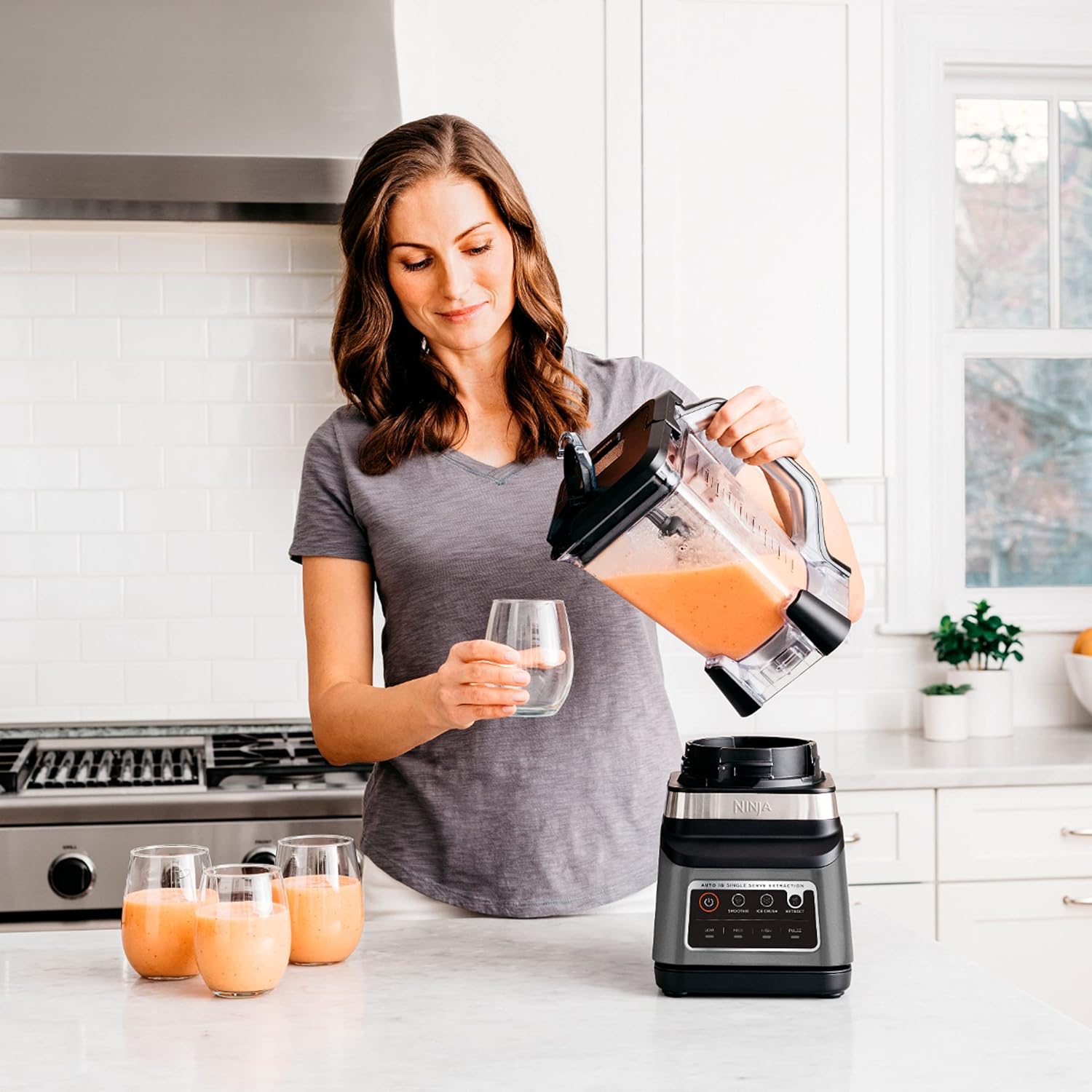 Ninja BN751 Duo Plus Blender with Auto IQ (Renewed)