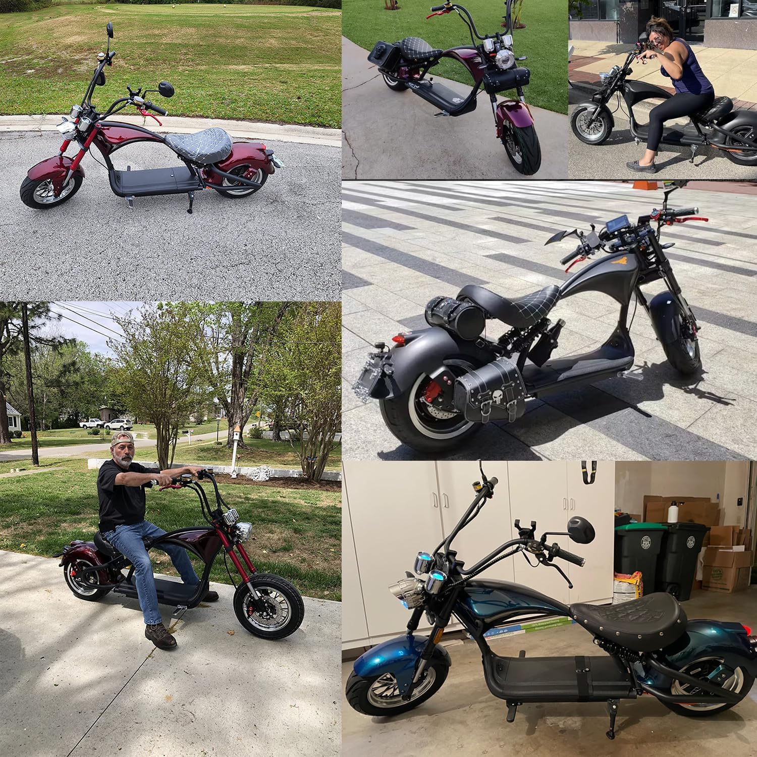 eAhora M1P 2000W Electric Motorcycle for Adults,37MPH 60V 30Ah Large Battery 40 Miles Range,Dual Hydraulic Brakes Full Suspension,Street Legal Electric Motorcycle for Commuting