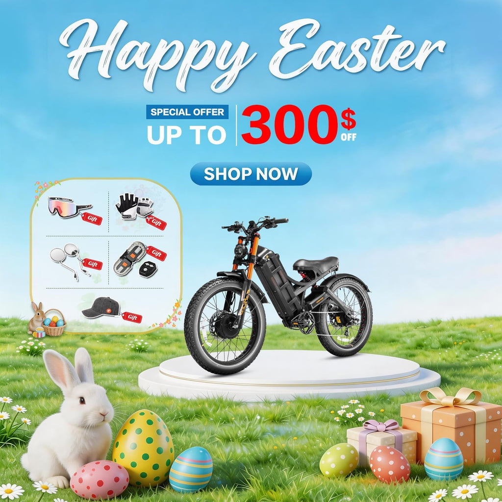 2026 eAhora Romeo Pro 3 Electric Bike for Adult, Peak 5600W Dual Motor, 50mph, 60V 80Ah Battery, 250 Miles Long Range, 26'*4.0 Fat Tire, Air Suspension, App, Commute, Delivery, All-terrian