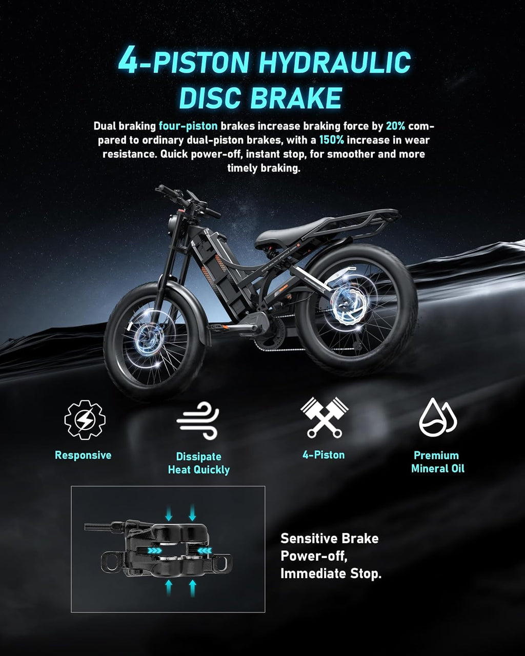 2026 eAhora Romeo Pro 3/2 50-46 Mph Electric Bike for Adults, 5600W/4000W/2500W Dual Motor Ebike 60V 80Ah/52V 70Ah Battery 200 Miles Long Range, 26*4.0'/20*4.5' Fat Tire, Full Suspension, All Terrain