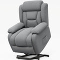 Amopatio Power Lift Recliner Chairs for Elderly Upgraded Living Room Reclining Chairs Indoor Lounge Chairs Single Sofa with Side Pockets and Remote Control for Bedroom