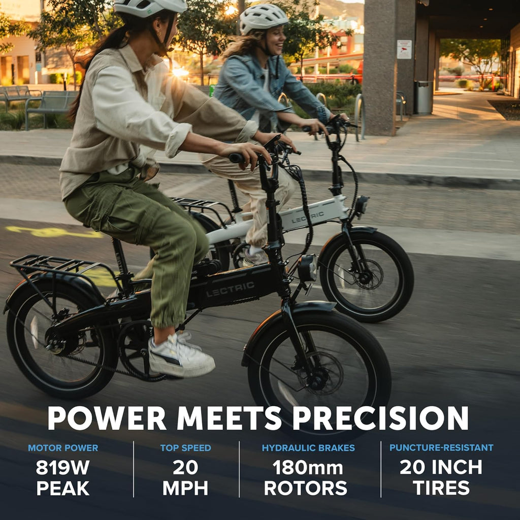 LECTRIC XP™ Lite 2.0 Electric Bike | Adult Folding Bikes - Weighs Only 49lbs | 45 Mile Range w/ 5 Pedal-Assist Levels | 20mph Top Speed - Class 1 and 2 eBike
