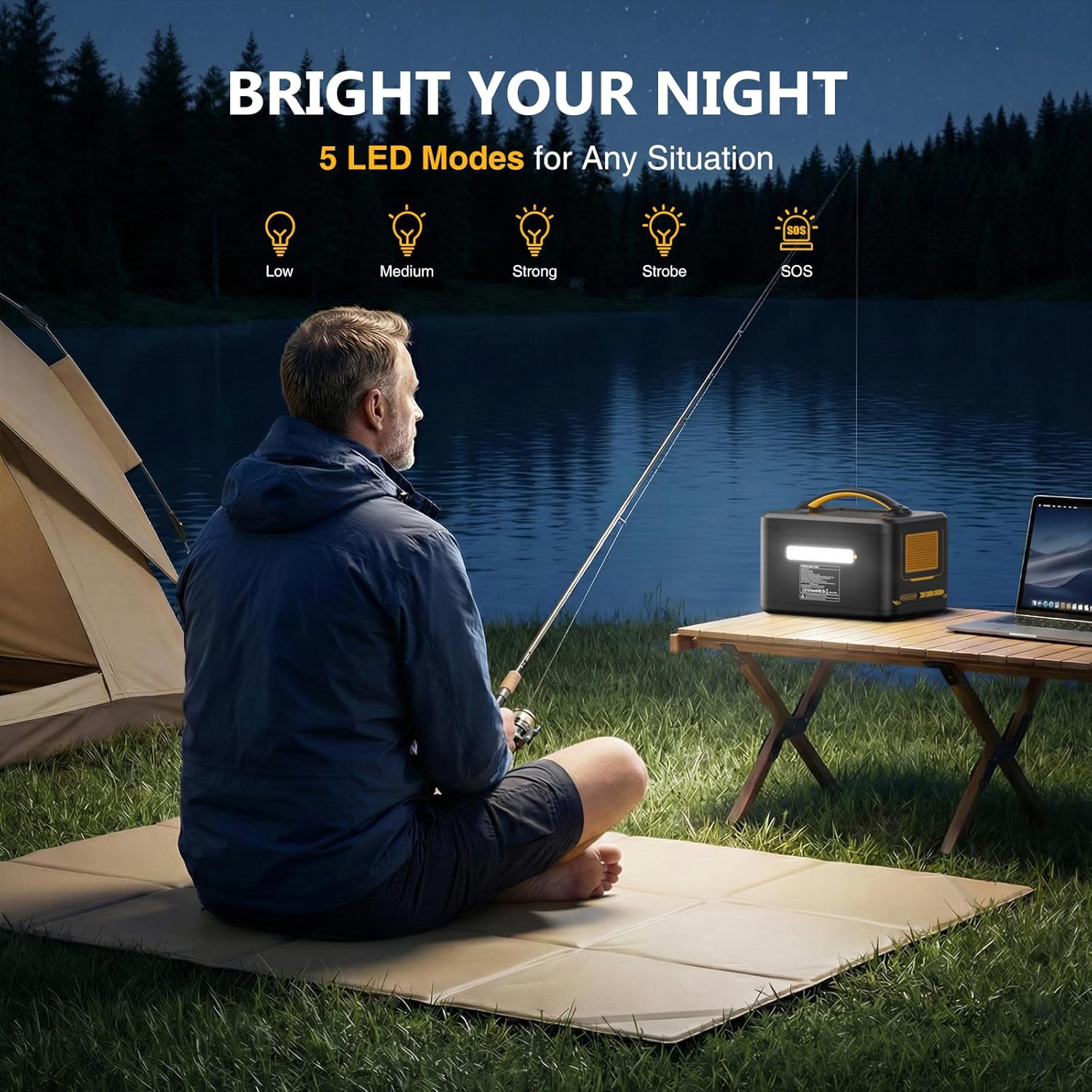 VTOMAN Jump 1500X Portable Power Station with Jump Start, 828Wh LiFePO4 Battery 1500W AC Outlets (3000W Surge) /100W USB-C Output Fast Charge, Solar Generator for for Outdoor, Camping, Outages Backup