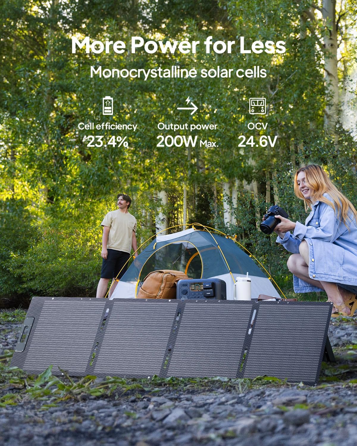 BLUETTI Elite 300 Solar Generator with 2×200W Solar Panels Included (Ship Separately), 3014.4Wh LFP Battery Backup w/ 2400W AC Outlets (4800W Surge), Compact 3kWh for Home Backup, Camping & RV Power