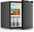 COWSAR 1.6 Cu.Ft Compact Fridge with Freezer, Compact Refrigerator with 7 Temperature Settings, Energy-efficient Low Noise Small Refrigerator Suitable For Dorm, Office, Bar, RV, Bedroom,Commercial