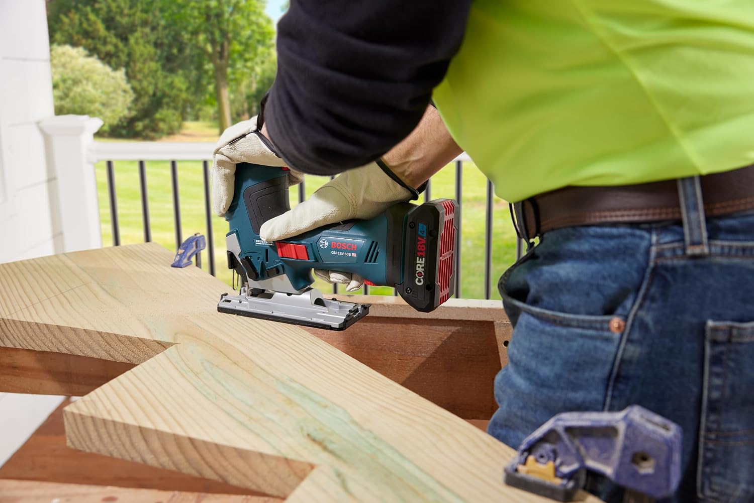 BOSCH GST18V-50BN 18V Brushless Barrel-Grip Jig Saw (Bare Tool)