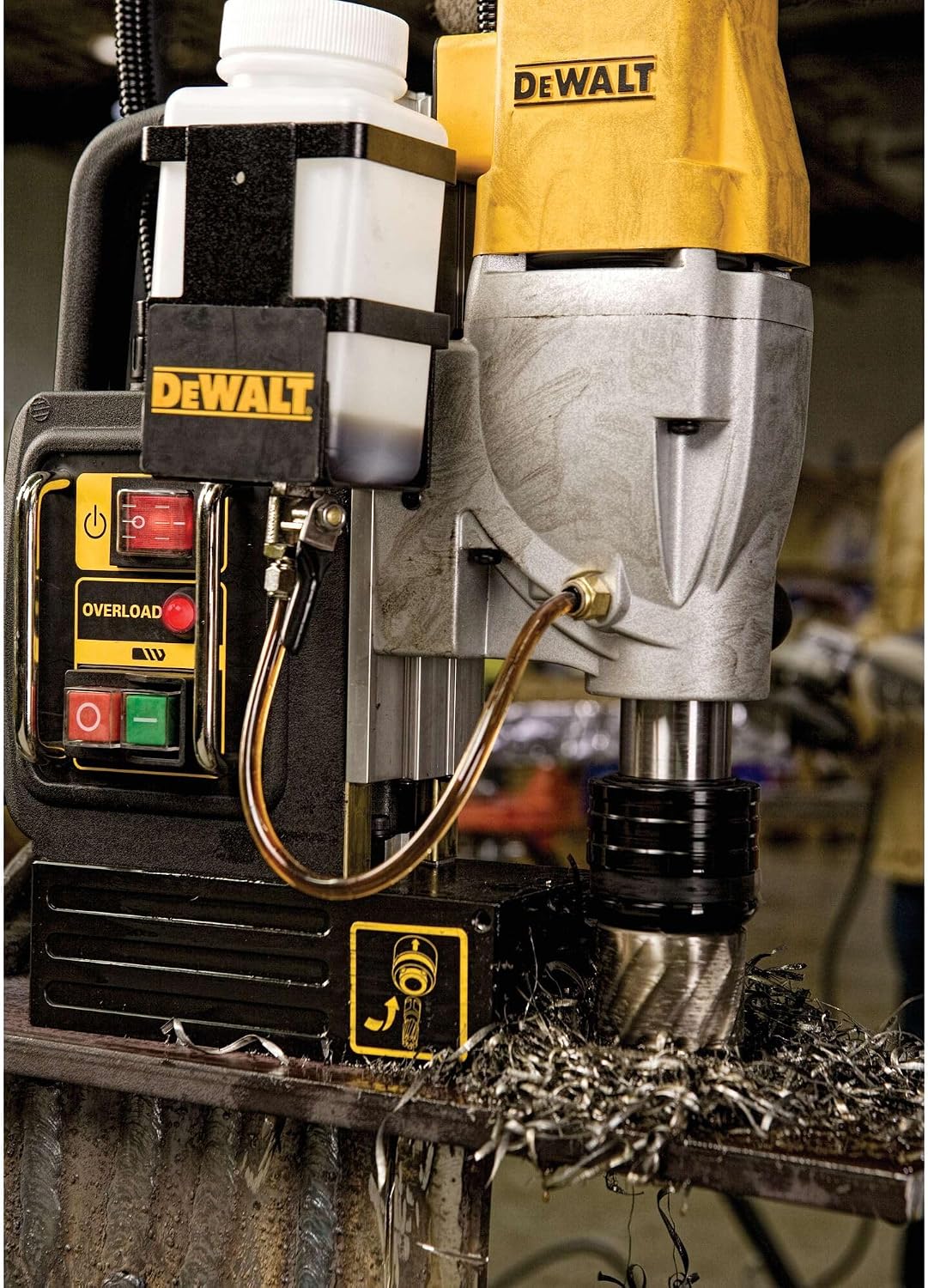 DEWALT Drill Press, Magnetic, 2-inch, 10-Amp with 2-Speed Setting (DWE1622K)