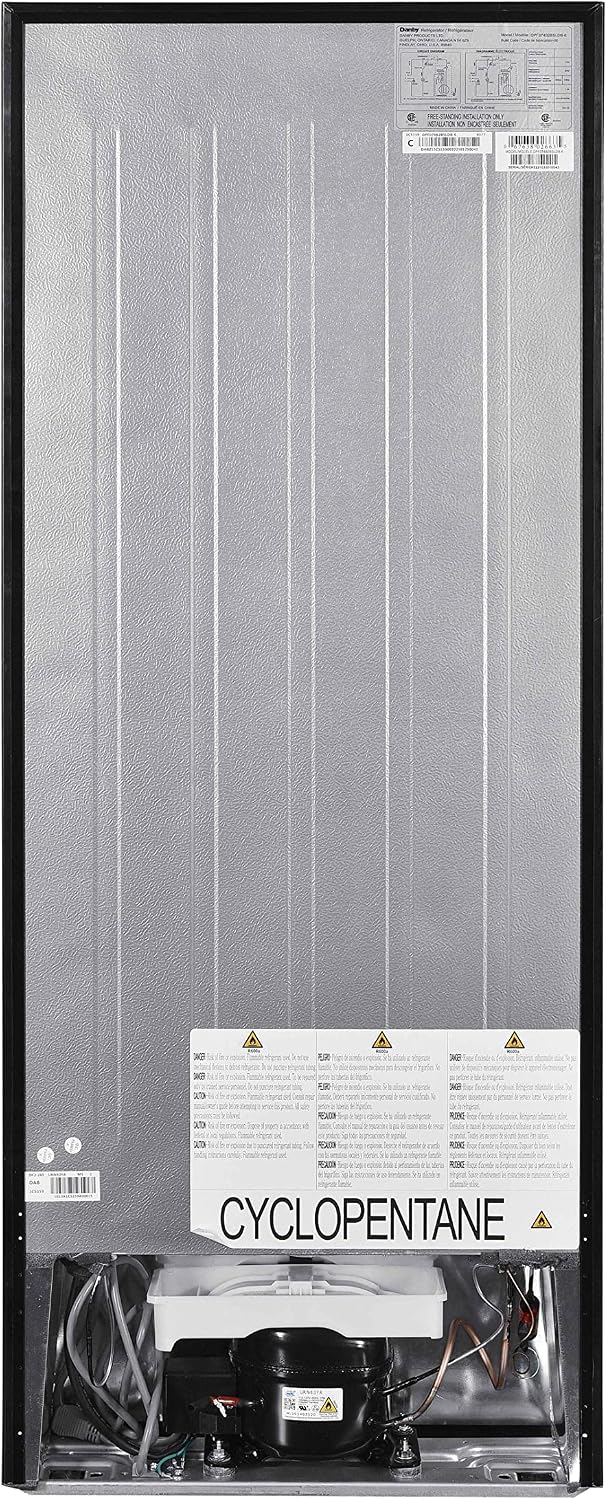 Danby DPF074B2BSLDB-6 7.4 cu. ft. Apartment Size Fridge in Stainless Steel