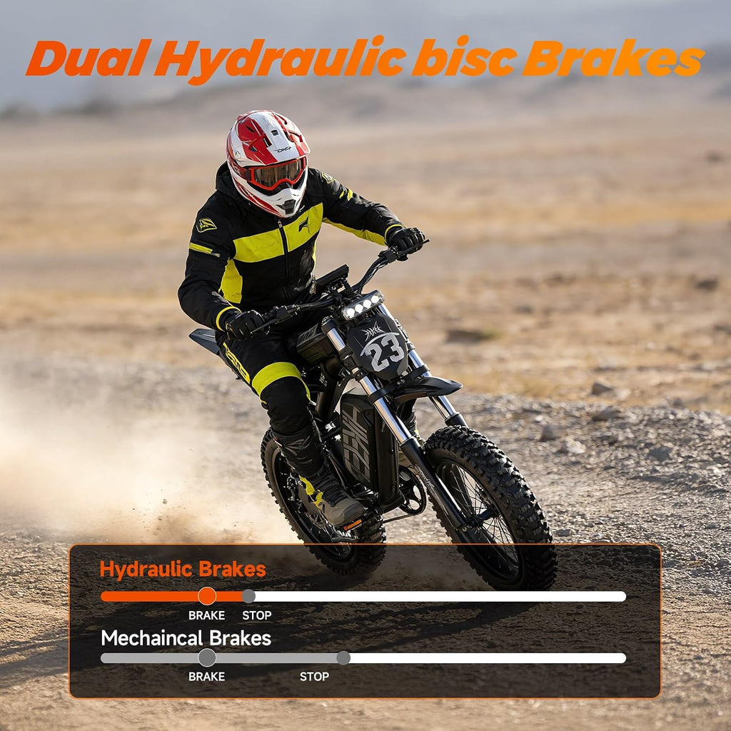 Electric Bike for Adults, 1500W-4000W Peak Fat Tire Ebike, UL2849 Certified Full Suspension All Terrain E-Bike, Removable Battery Off-Road & Commuter Electric Bicycle