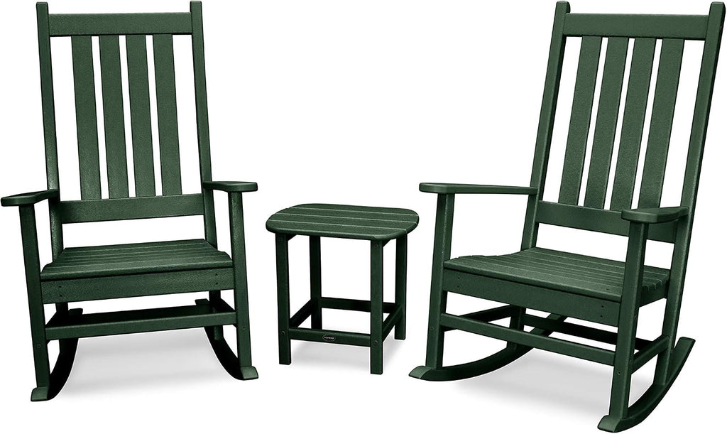 POLYWOOD Vineyard 3-Piece Rocking Set (Green)