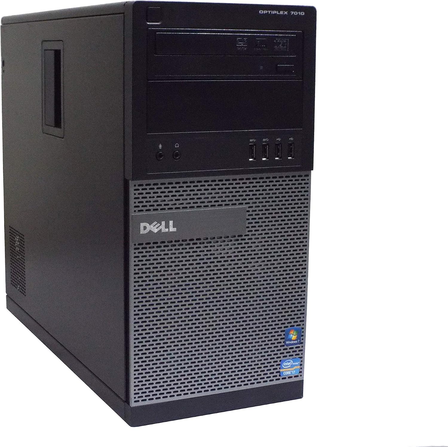 DELL OptiPlex 7010 MT Desktop PC, Intel Core i7-3770 3.4GHz, 8GB DDR3 RAM, 256GB SSD, Win-7 Pro x64 (Renewed)