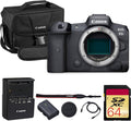 Canon EOS R5 Mirrorless Camera – 45MP Full-Frame RF Camera with 8K Video, IBIS, Dual Pixel AF II & 20fps Burst Shooting (4147C002) + 64GB Memory Card + Canon Shoulder Bag
