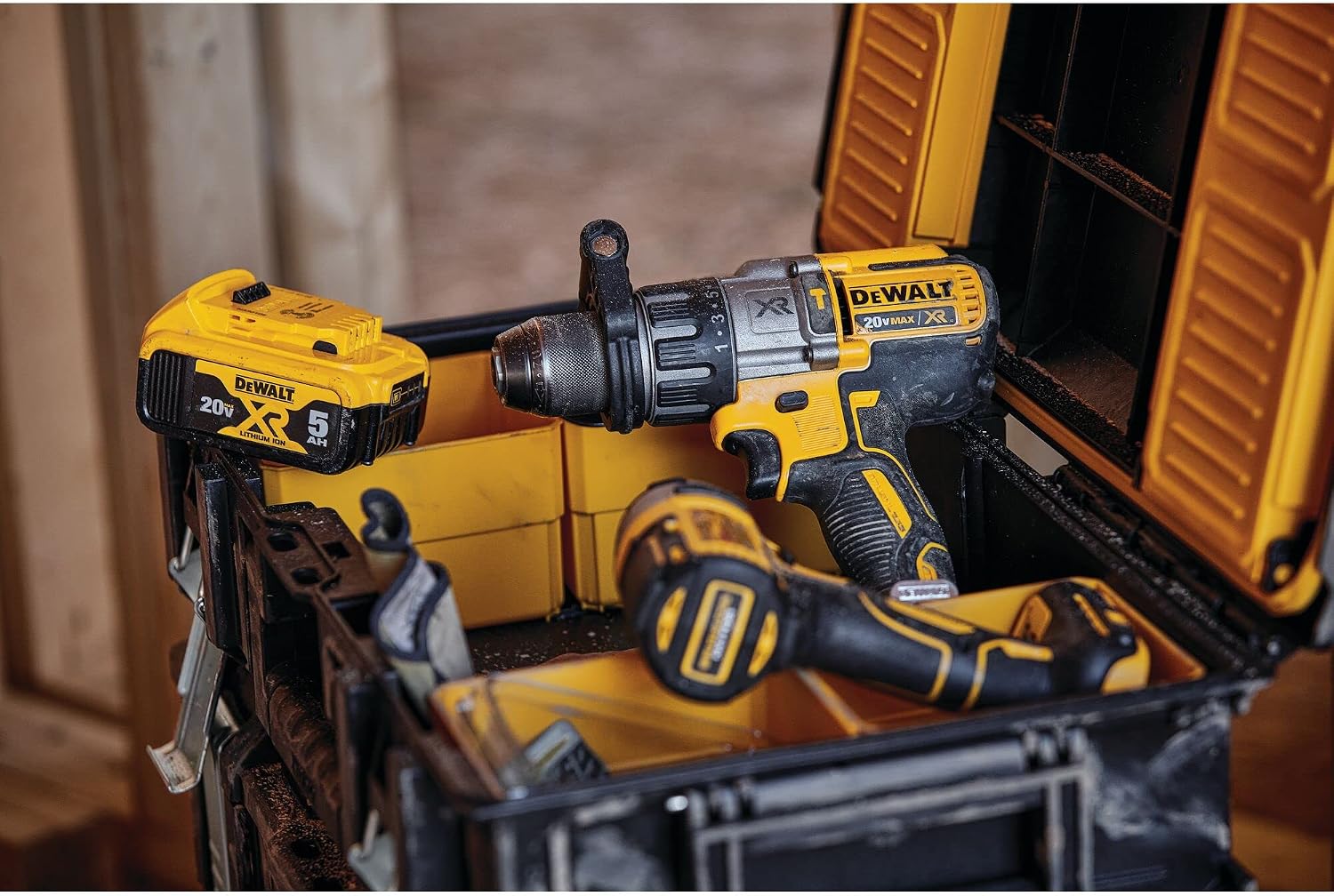 DEWALT 20V MAX XR Cordless Hammer Drill Driver Brushless, Heavy Duty 1/2', 3-Speed, Tool Only (DCD996B)