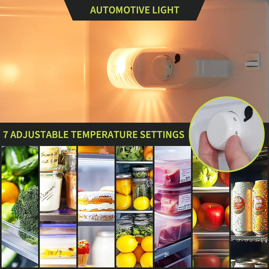 Garvee 3.2 Cu. Ft. Compact Refrigerator | Single Door Mini Fridge with Energy-Efficient & Quiet Operation | for Dorm, Office, Bedroom, Kitchen, Bar Use with Adjustable Shelves