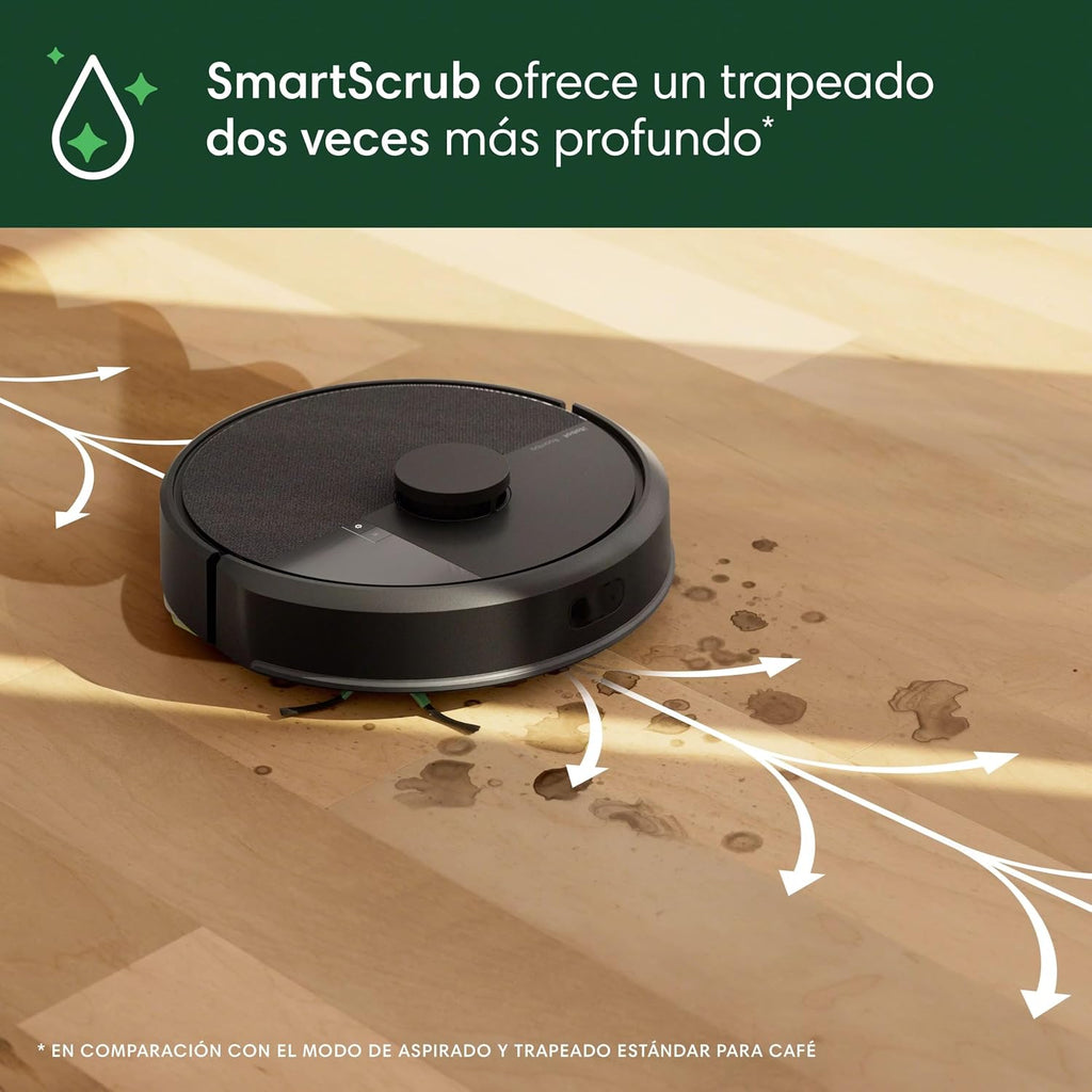 iRobot Roomba 104 Vac Robot Vacuum - Intense Power-Lifting Suction, Smart & Fast Home Mapping, Ideal for Pet Hair, LiDAR Navigation, Multi-Surface Cleaning, Cleans in Neat Rows, Self-Charging