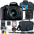 Canon EOS 2000D / Rebel T7 DSLR Camera with 18-55mm Lens, Creative Filter Set, EOS Camera Bag, 64GB Card, Electronics Cleaning Set, and More (International Model)