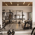 TETOTE Gym Mirrors for Home Gym Wall Large 72' x 36' - 2PCS Workout Exercise Fitness Mirror, Tempered Glass Frameless Full Length Mirror for Garage, Dance Studio, Yoga, Bedroom, Living Room