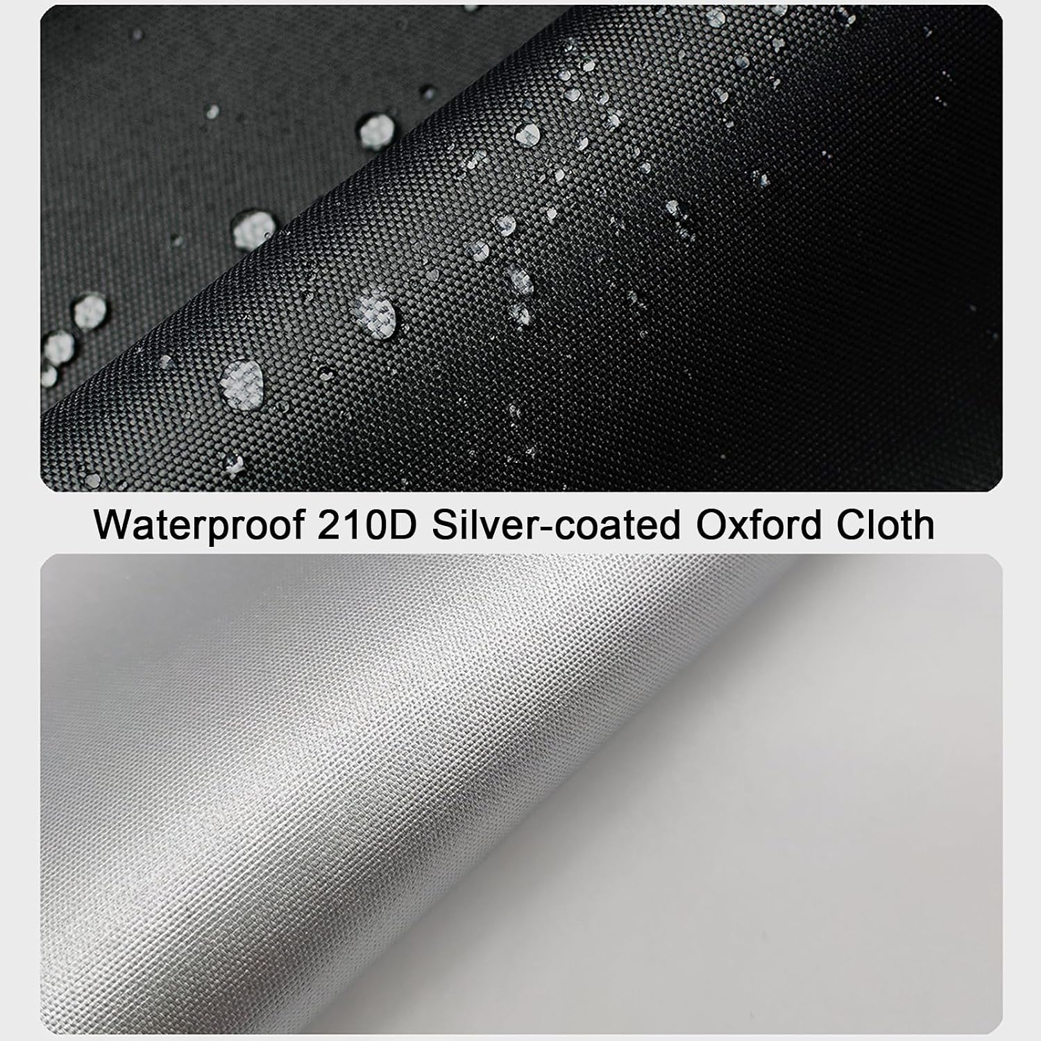 Grill Covers Heavy Duty Waterproof, Barbecue Cover 210D Silver-Coated Oxford Cloth, Wind, Rain, Snow Resistant, Universal Fit with Drawstring Closure with Grill Brush(Size:39 * 26 * 32in,Color:Black)
