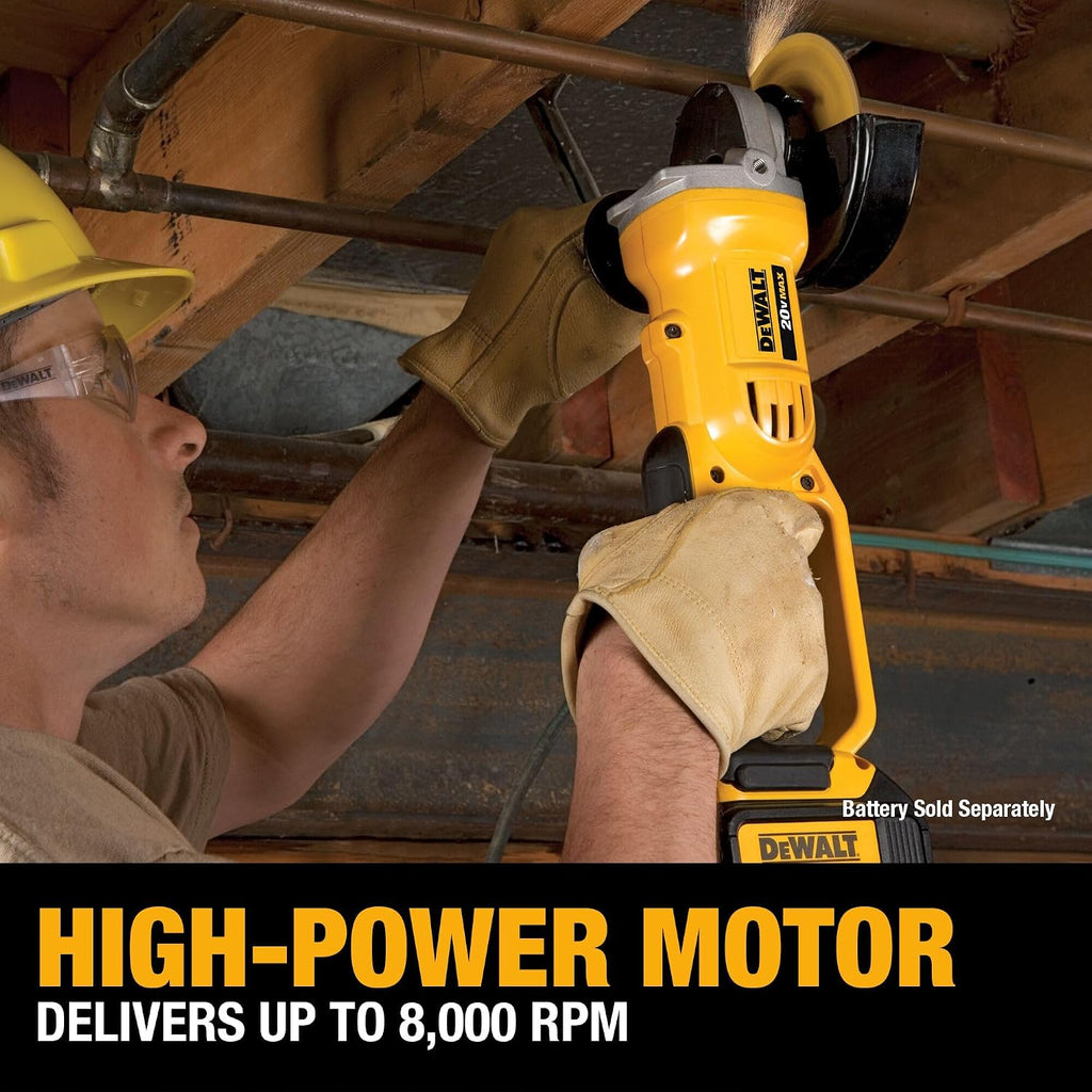 DEWALT DCG412B 20V MAX* Lithium Ion 4-1/2' Grinder (Tool Only)