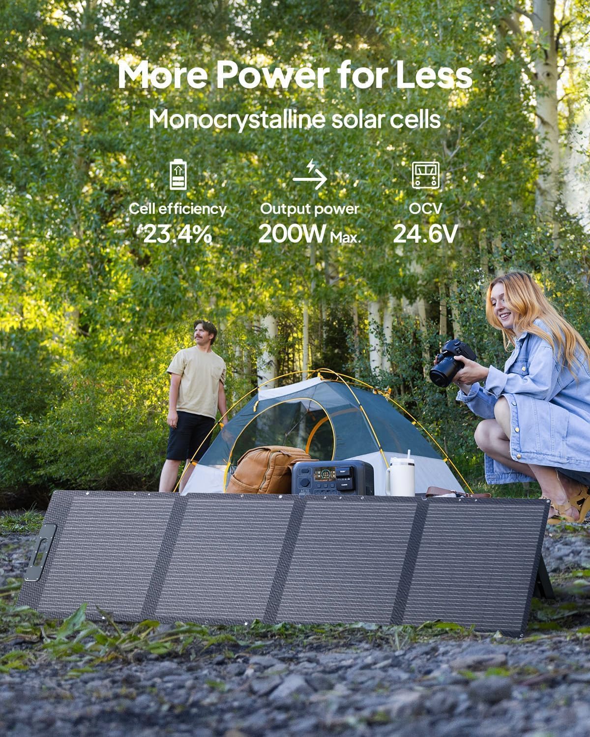 BLUETTI Elite 400 Solar Generator with 2×200W Solar Panels Included (Ship Separately), 3840Wh LFP Batttery Backup with 2600W AC Outlets (3900W Power Lifting) for Home Backup, Outage, RV Life, Camping