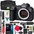 Canon EOS R6 Mark II Full Frame Mirrorless Interchangeable Lens Camera | Official Canon USA Partner Model | Body 5666C002 Bundle with Deco Gear Photography Bag + Microphone + Monopod + Software