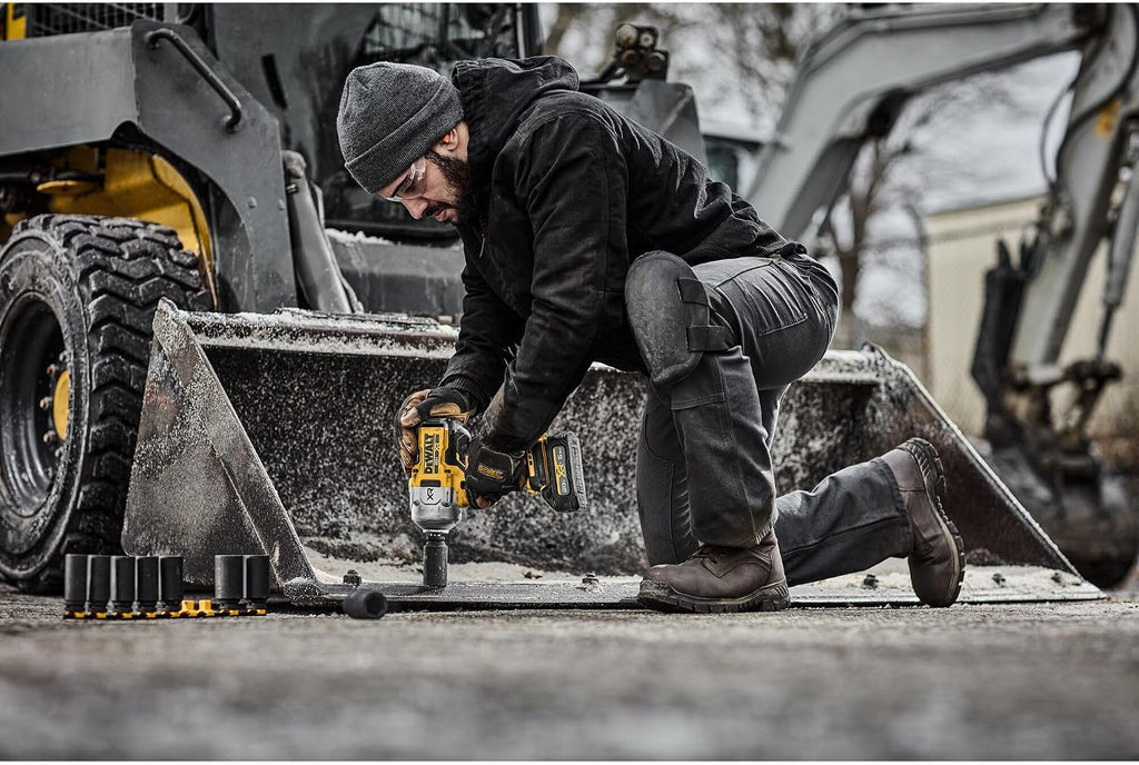 DEWALT 20V MAX XR 3/4 Inch Cordless Impact Wrench Brushless Impact Gun with Hog Ring Anvil, High Torque, Tool Only (DCF964B)