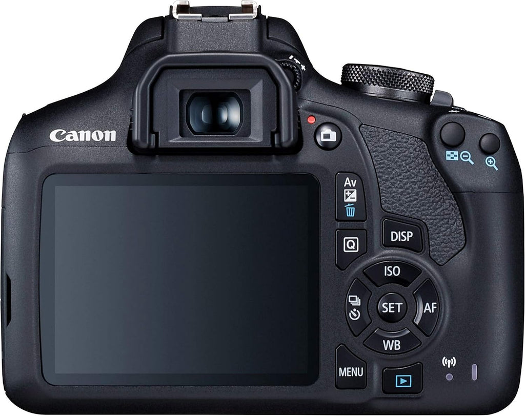 Canon EOS 2000D / Rebel T7 DSLR Camera Body Only (No Lens) + Canon Case + 32GB SD Card (13pc Bundle) (Renewed)