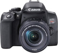 Canon EOS Rebel T8i EF-S 18-55mm is STM Lens Kit, Black (Renewed)