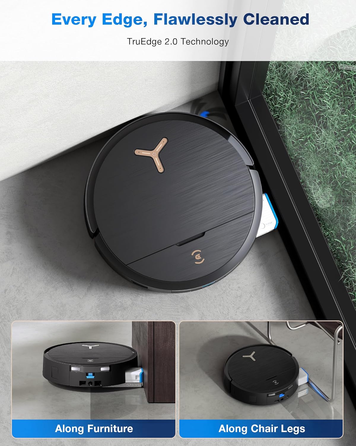 ECOVACS DEEBOT X9 PRO Omni Robot Vacuum and Mop, 16,600Pa Suction, OZMO Roller Self-Washing Mop, ZeroTangle 3.0, Triple Lift System, AI Navigation, Hands-Free Station
