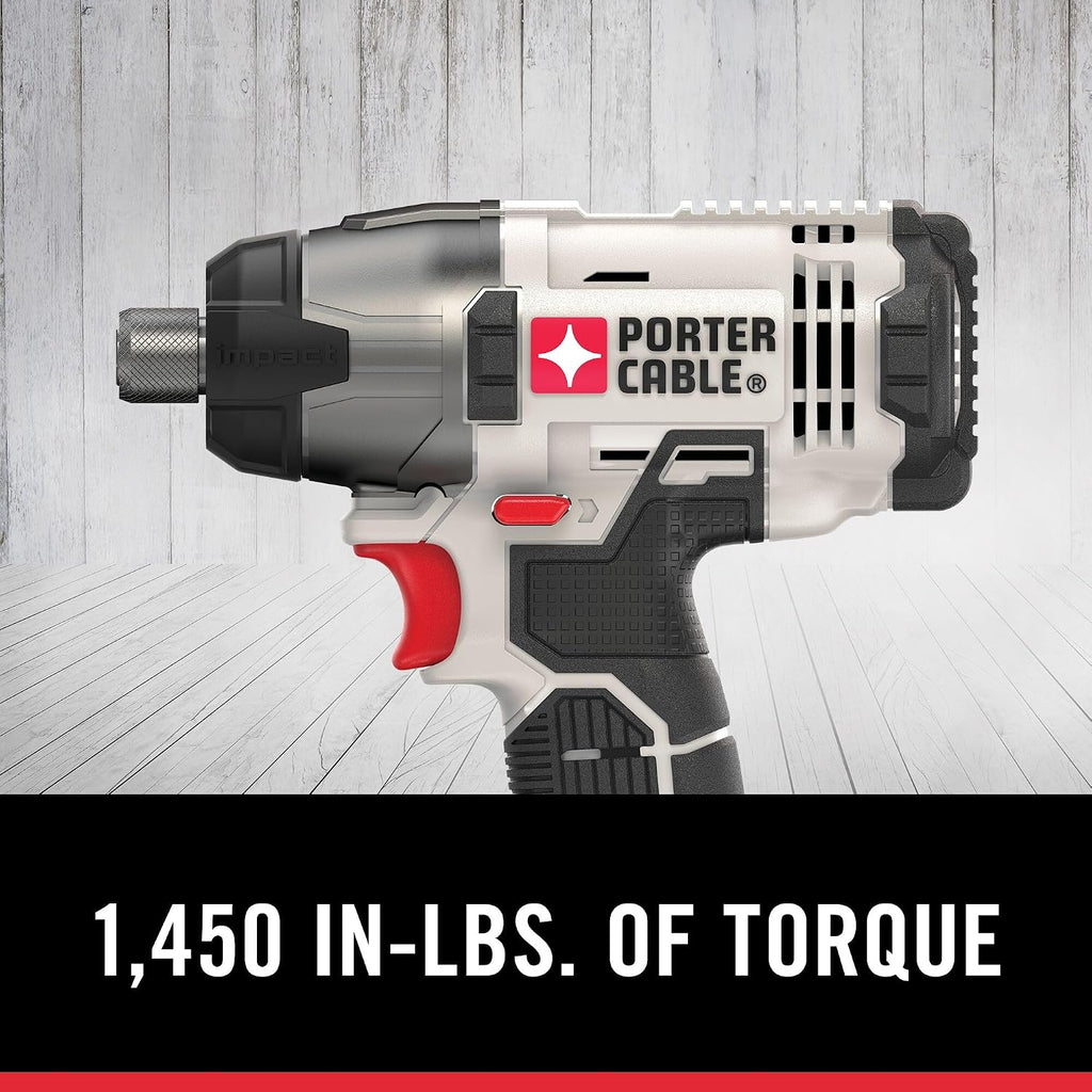 PORTER-CABLE 20V MAX* 6 Tools Combo Kit Cordless Drill Set, Impact Driver, Circular Saw, Reciprocating Saw, Oscillating Tool, Cutting Blade, Flashlight and USB Charger (PCCK617L6)