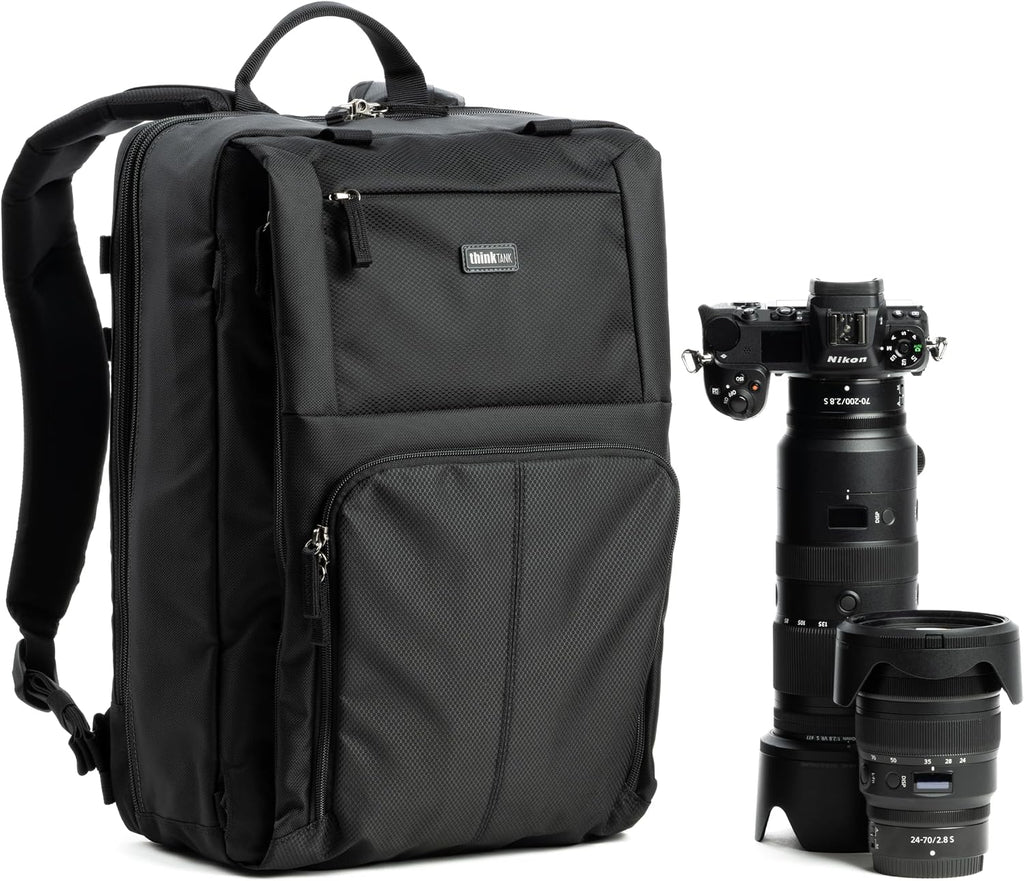 Think Tank Shape Shifter 25L Camera Backpack, Expandable/Compressible, 25 Liters, Multiple Camera Storage, for Traveling Photographers and Photojournalists (Black)
