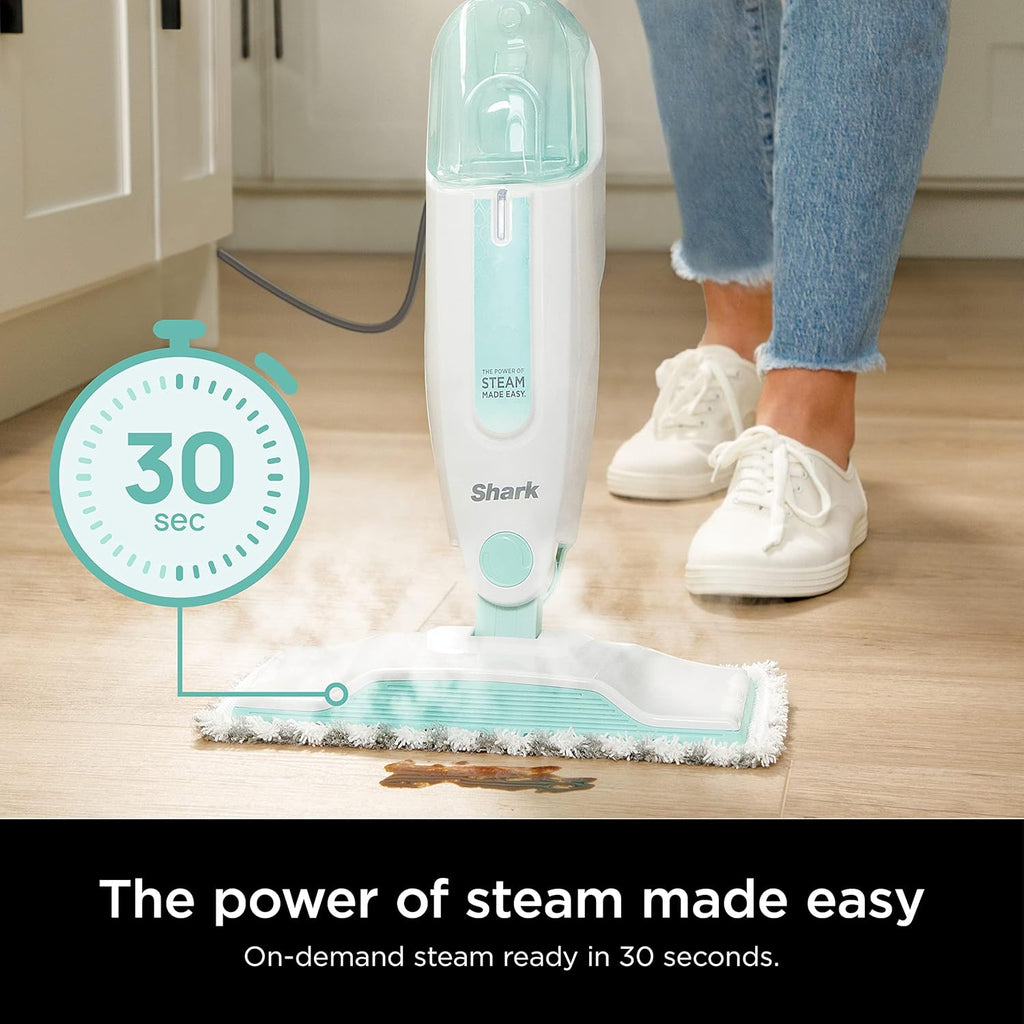 Shark Matrix Plus 2in1 Robot Vacuum & Mop with Sonic Mopping S1000 Steam Mop with 2 Dirt Grip Padsfor Hard Floors