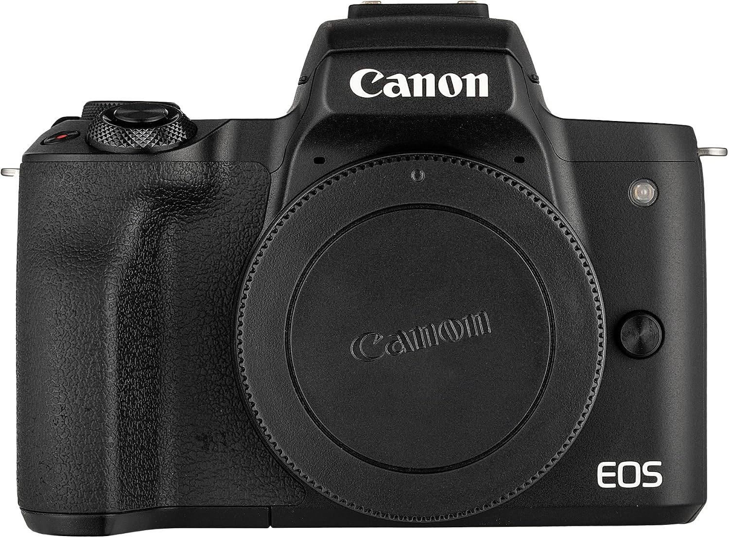 Canon EOS M50 Mirrorless Digital Camera with 15-45mm Lens (White) (2681C011) + 64GB Memory Card + Case + Photo Software + 2 x LPE12 Battery + Charger + Card Reader + LED Light + More