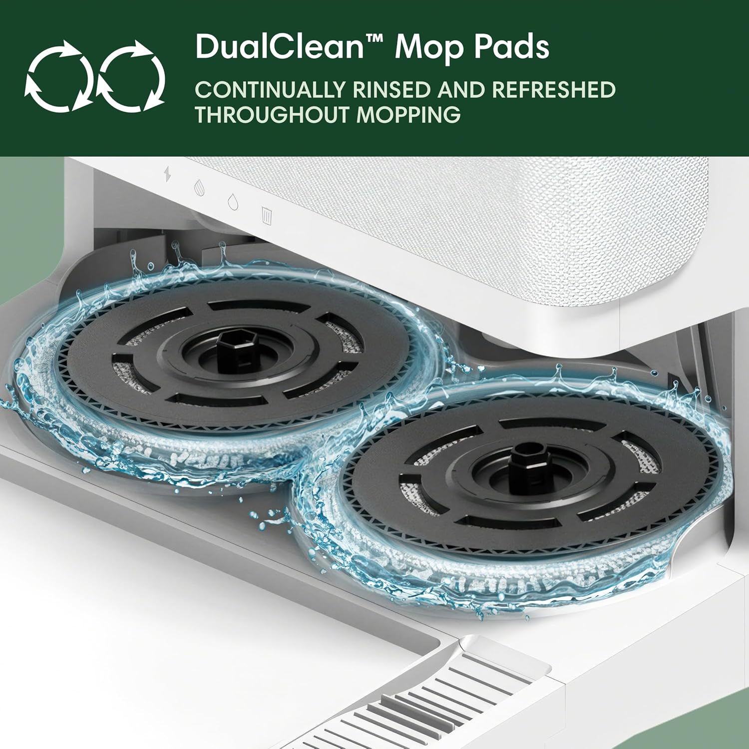 iRobot Roomba Plus 505 Combo Robot Vacuum & Mop with AutoWash Dock - Extending Spinning Mop Pads, Self-Empties, Wash & Heated Drying, Cleaning, Recognizes & Avoids Obstacles, LiDAR Navigation