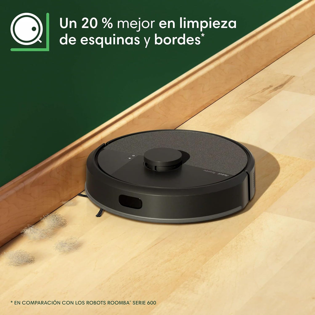 iRobot Roomba 104 Vac Robot Vacuum - Intense Power-Lifting Suction, Smart & Fast Home Mapping, Ideal for Pet Hair, LiDAR Navigation, Multi-Surface Cleaning, Cleans in Neat Rows, Self-Charging