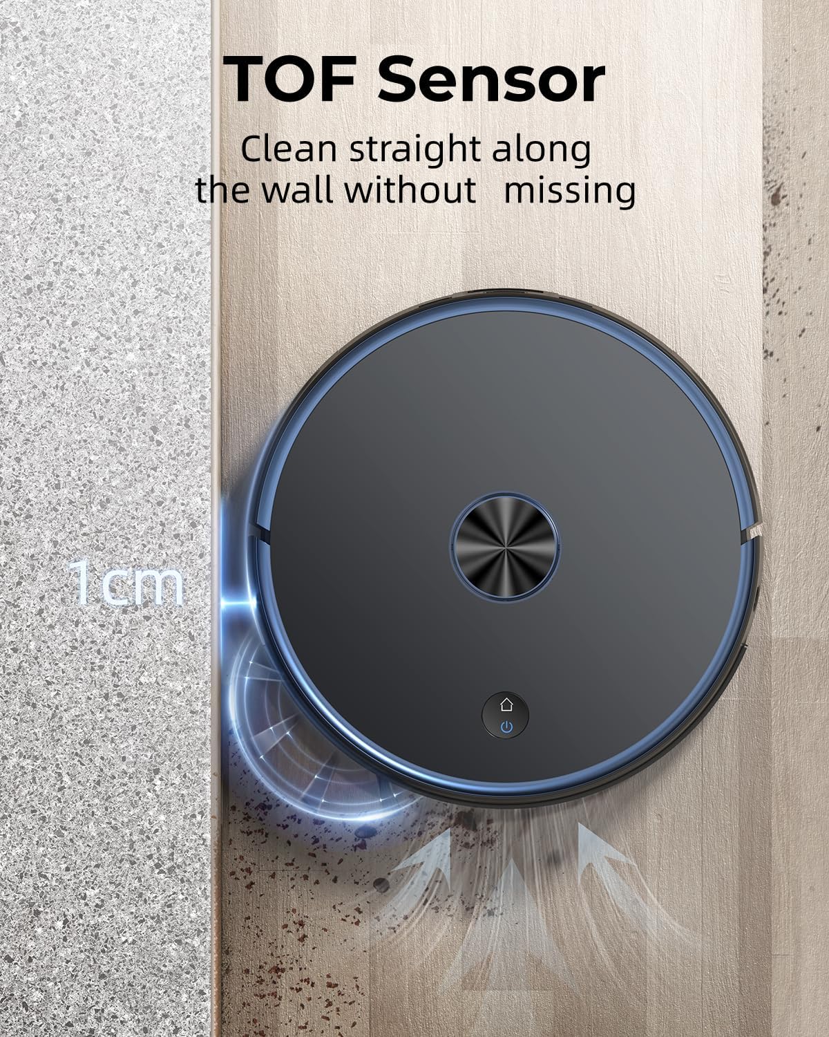 Laresar Clean Robot Vacuum and Mop Combo, 3500Pa Robotic Vacuum with 3.5L Self Emptying Station, 250 mins Runtime, LIDAR Navigation, WiFi/APP/Alexa Control, Ideal for Pet Hair, Carpet and Hard Floor