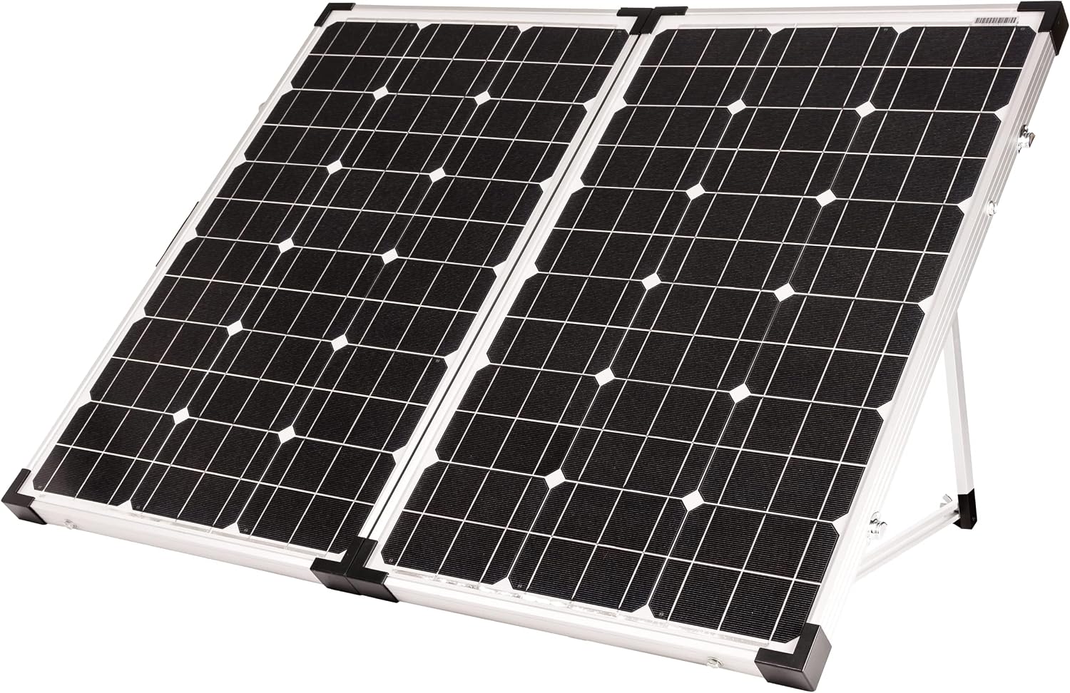 Go Power GP-PSK-130 130W Portable RV Solar Panel Kit - Folding Solar Panels with 10 Amp Controller, Adjustable Legs, Battery Clamps, Nylon Case for Camping, Boat & Off-Grid Use