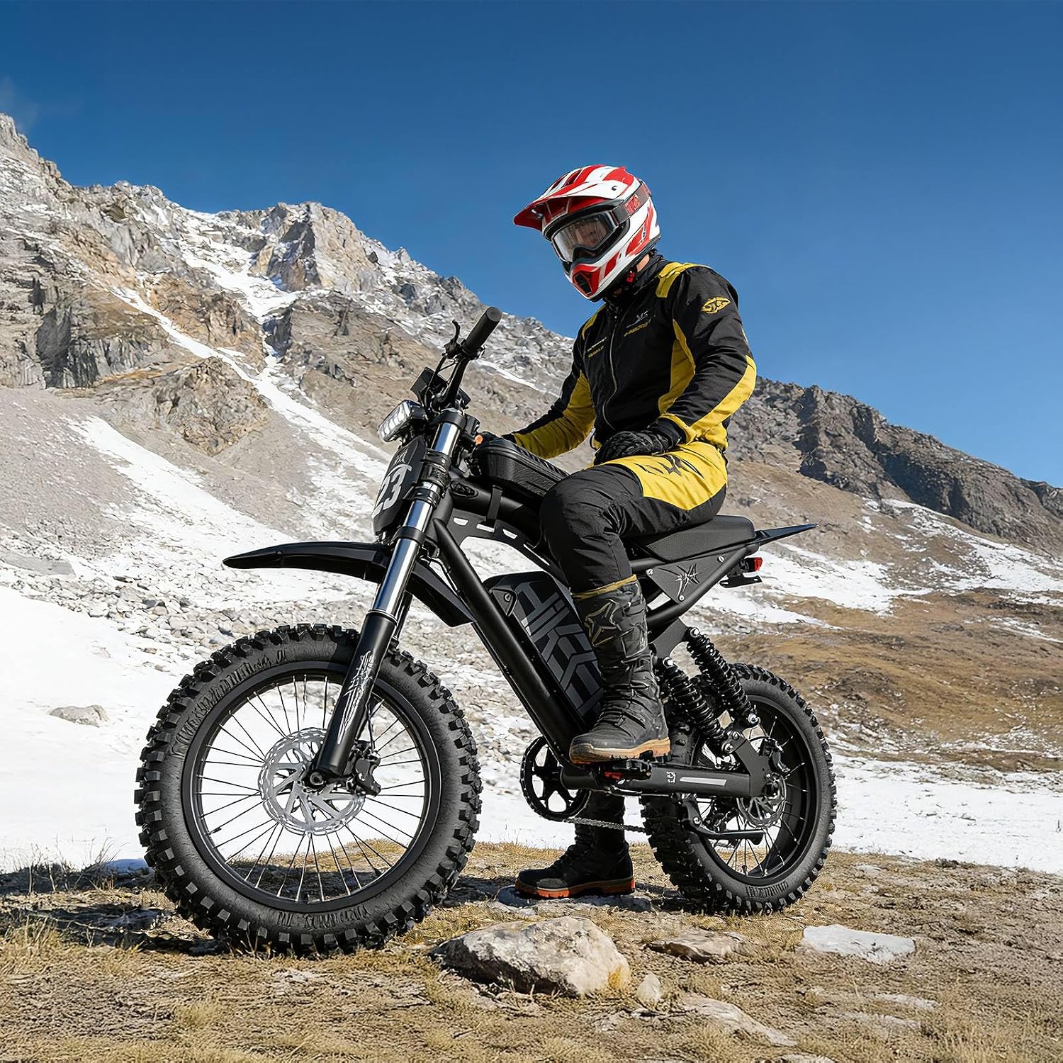 Electric Bike for Adults, 1500W-4000W Peak Fat Tire Ebike, UL2849 Certified Full Suspension All Terrain E-Bike, Removable Battery Off-Road & Commuter Electric Bicycle