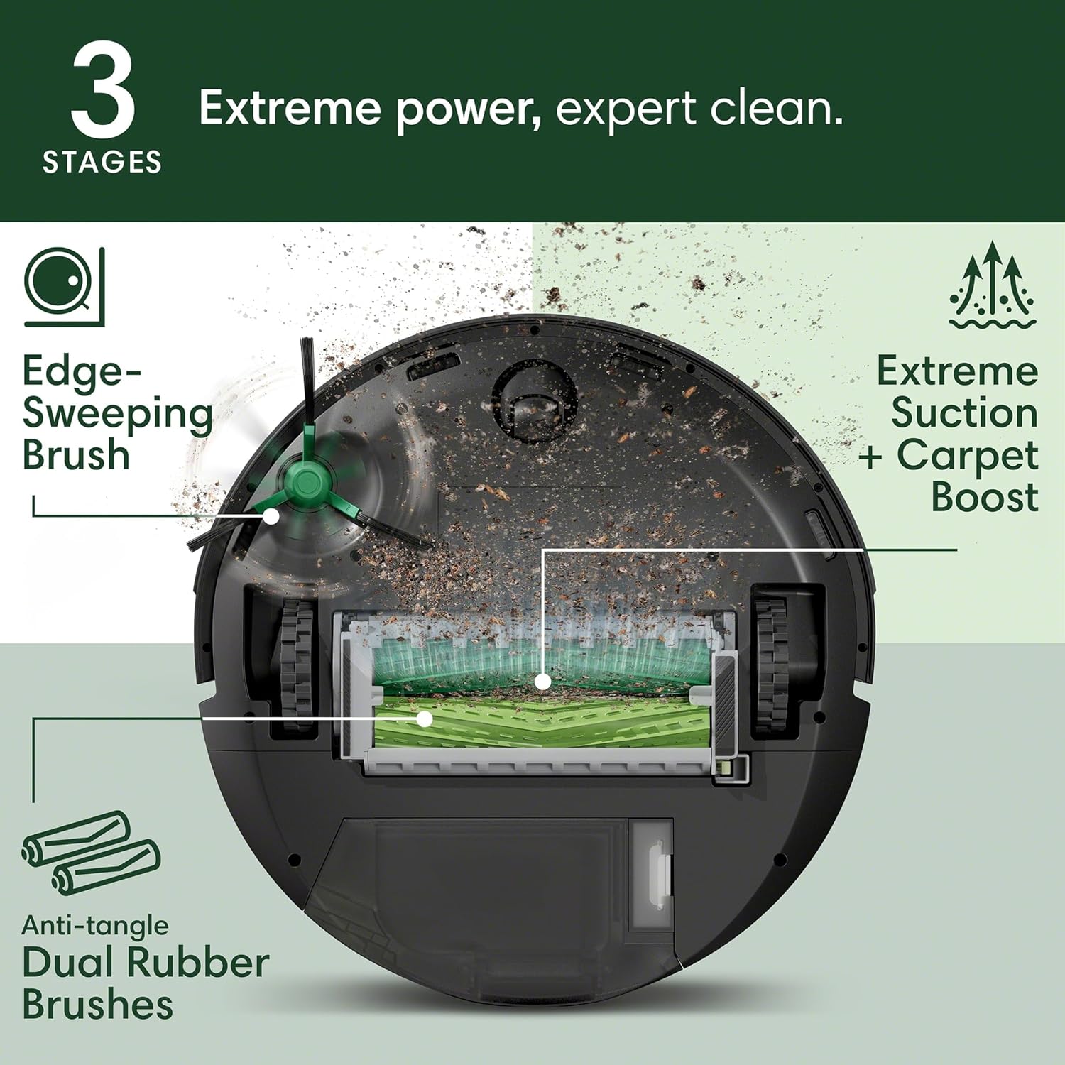 iRobot Roomba Max 705 Robot Vacuum with AutoEmpty Dock, Powerful Suction, Dual Rubber Anti-Tangle Brushes, LiDAR Navigation, Obstacle & Anti-Fall Detection, for Carpet and Hard Floors
