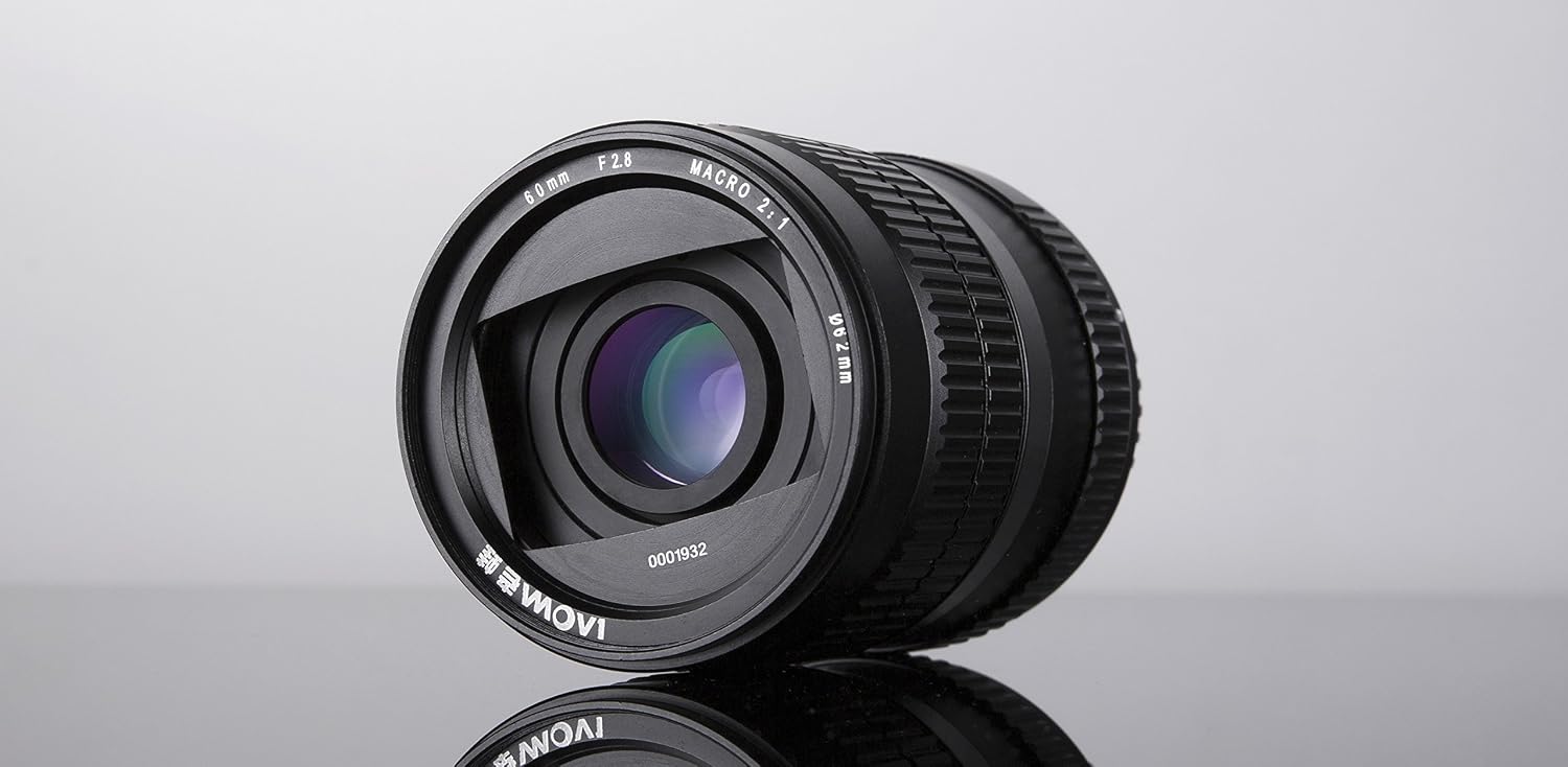 Venus LAOWA VEN6028C Ultra Macro Manual Focus Lens for Canon EF Mount, 60 mm F/2.8
